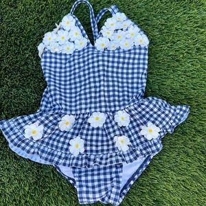 Daisy Flower Swimsuit Toddler by Little Me 24 months